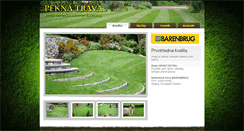 Desktop Screenshot of peknatrava.sk